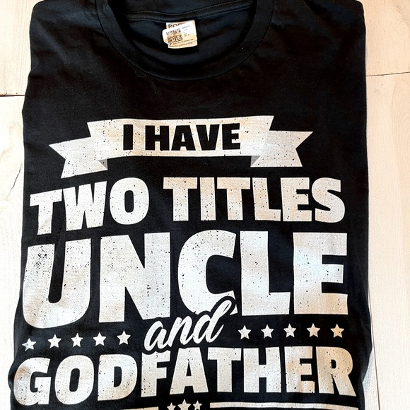 Funny Uncle and Godfather Men’s NWOT T Shirt - Picture 5 of 5
